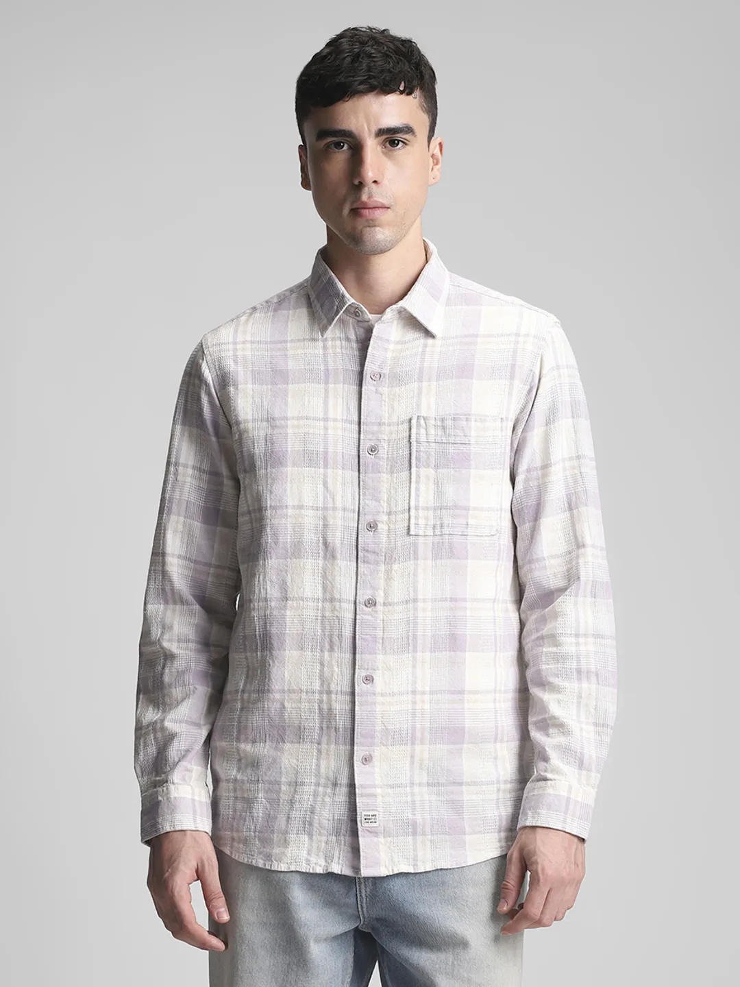 Purple Checks Shirt