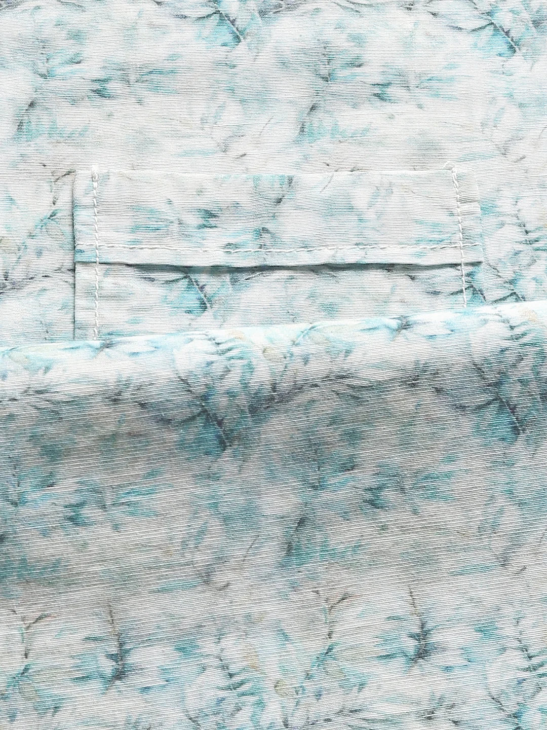 Sea Green Printed Shirt - Image 2