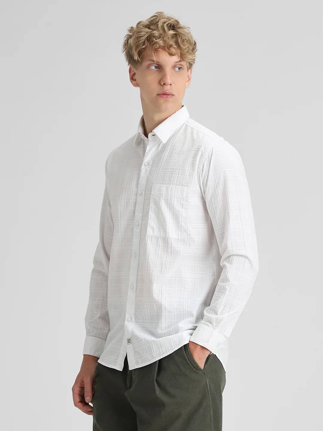 White Dobby Shirt - Image 5