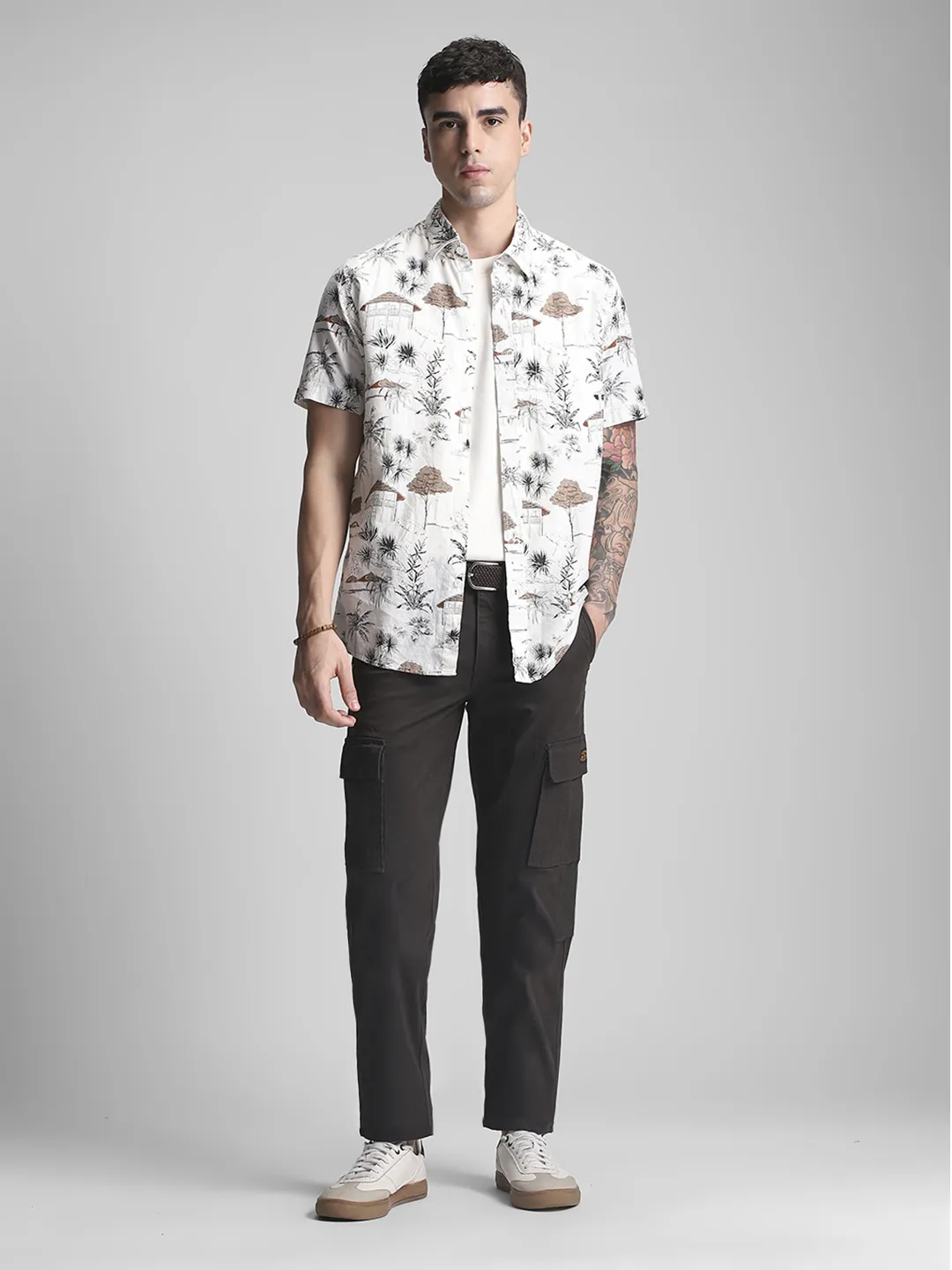 White Printed Shirt - Image 7