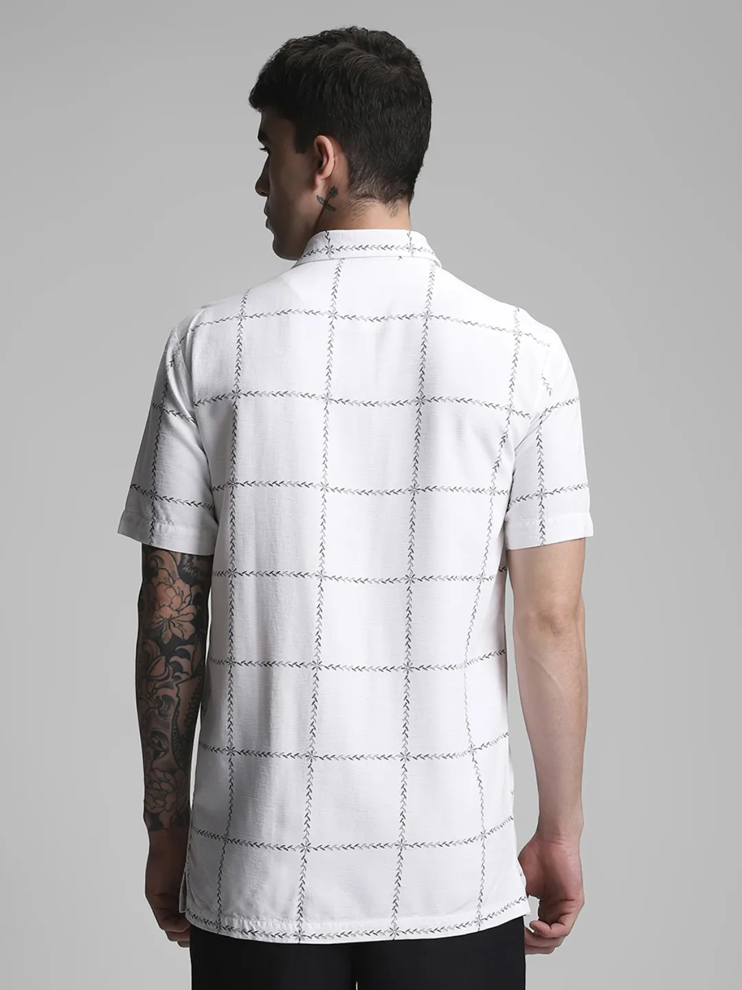 White Printed Shirt - Image 5