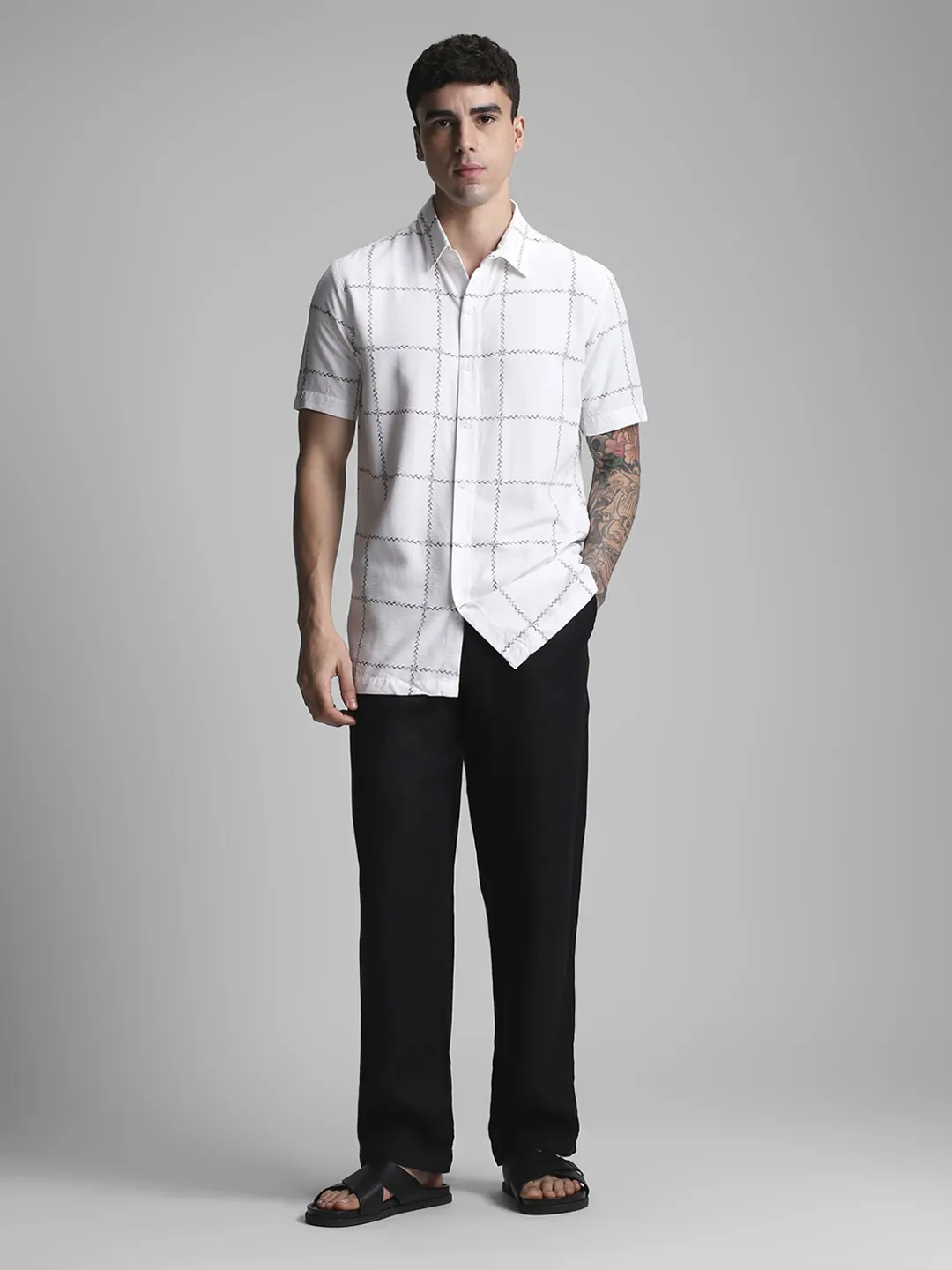 White Printed Shirt - Image 7