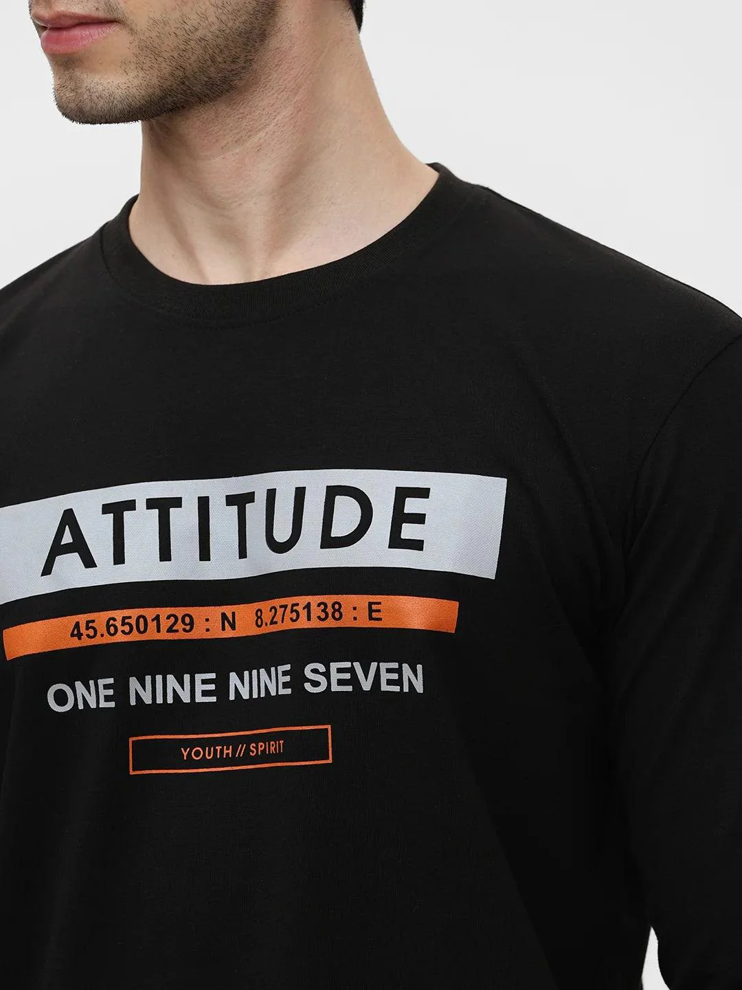 Black Printed Sweatshirt - Image 6