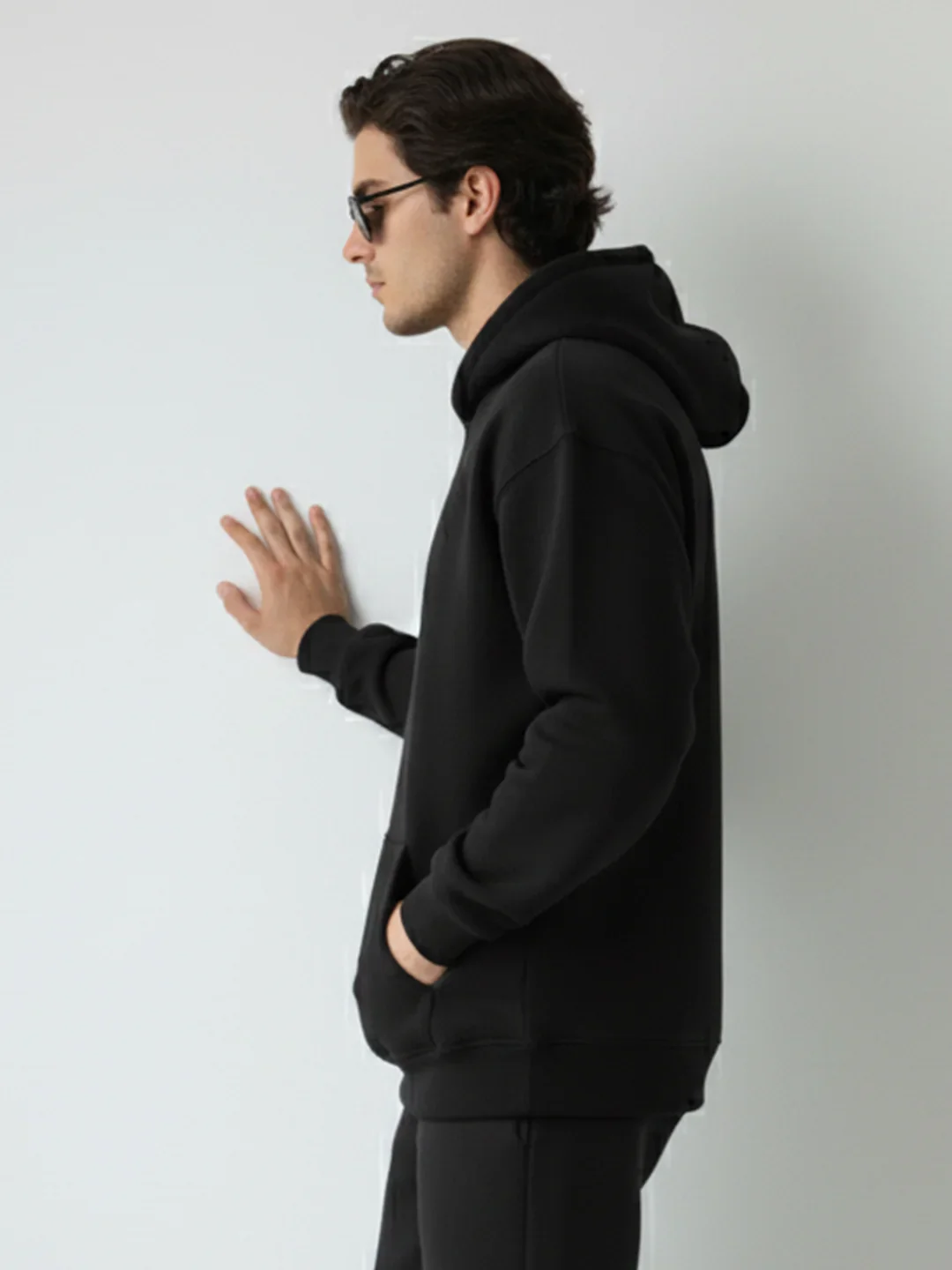 Black Printed Sweatshirt - Image 3