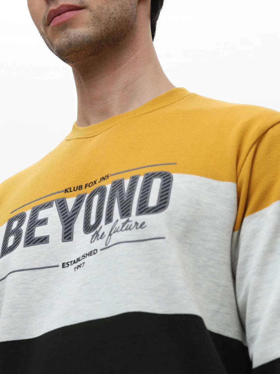 Mustard Striped Sweatshirt - Image 5