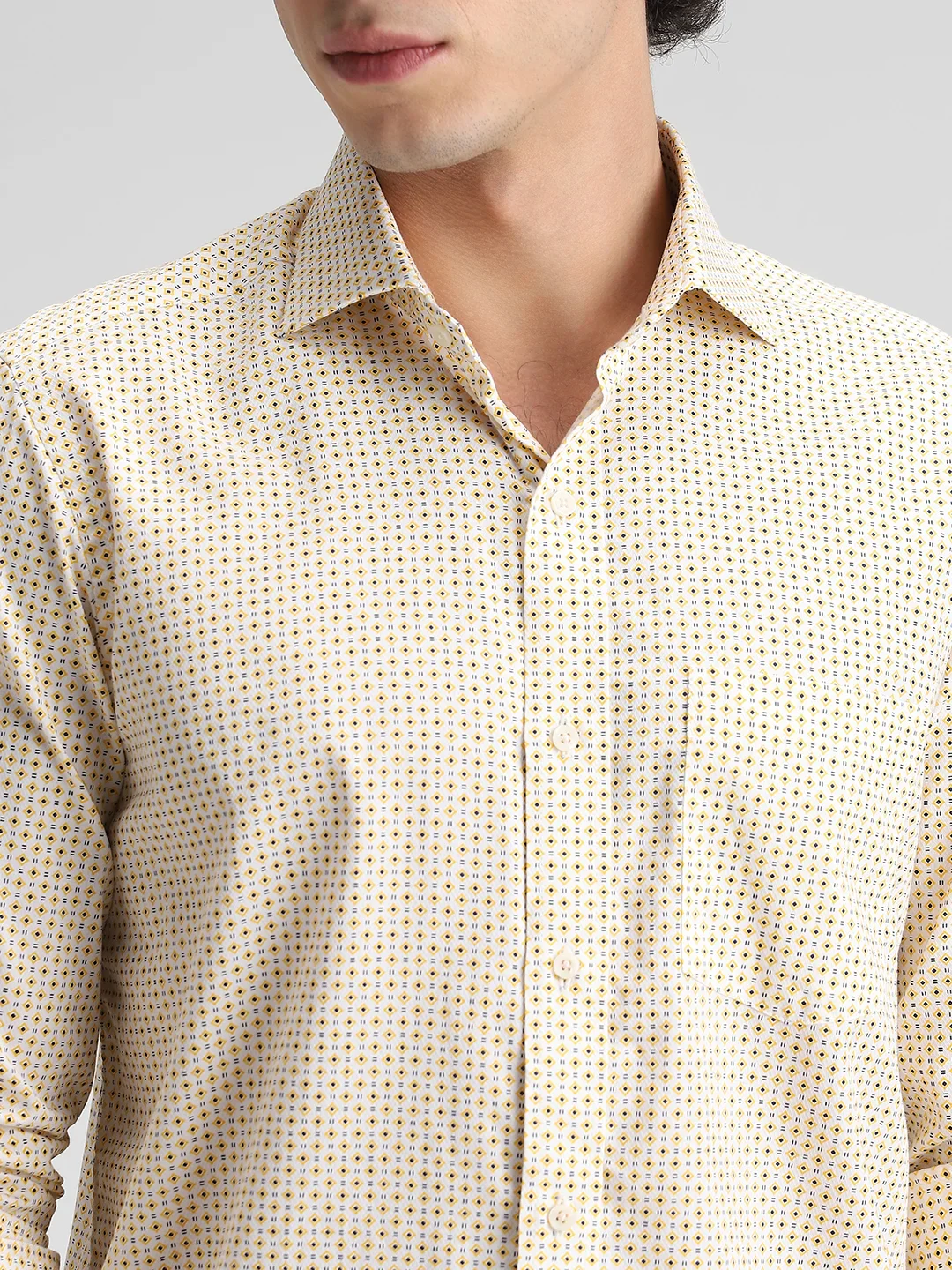 Yellow Printed Shirt - Image 3