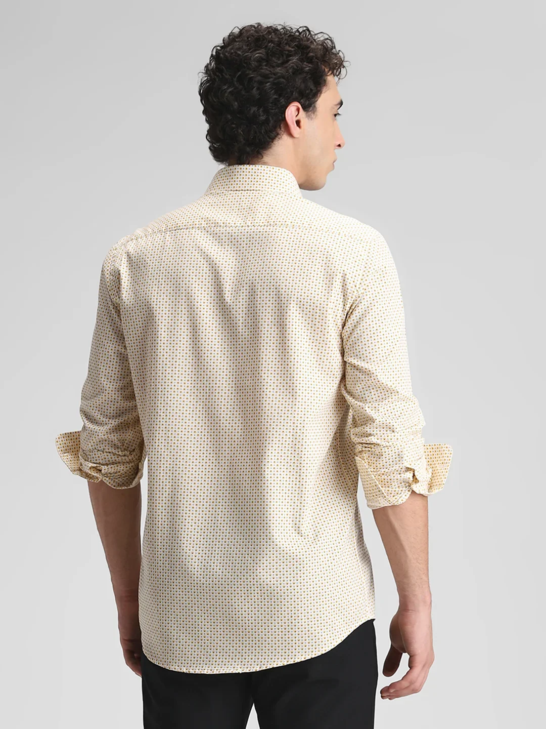 Yellow Printed Shirt - Image 4