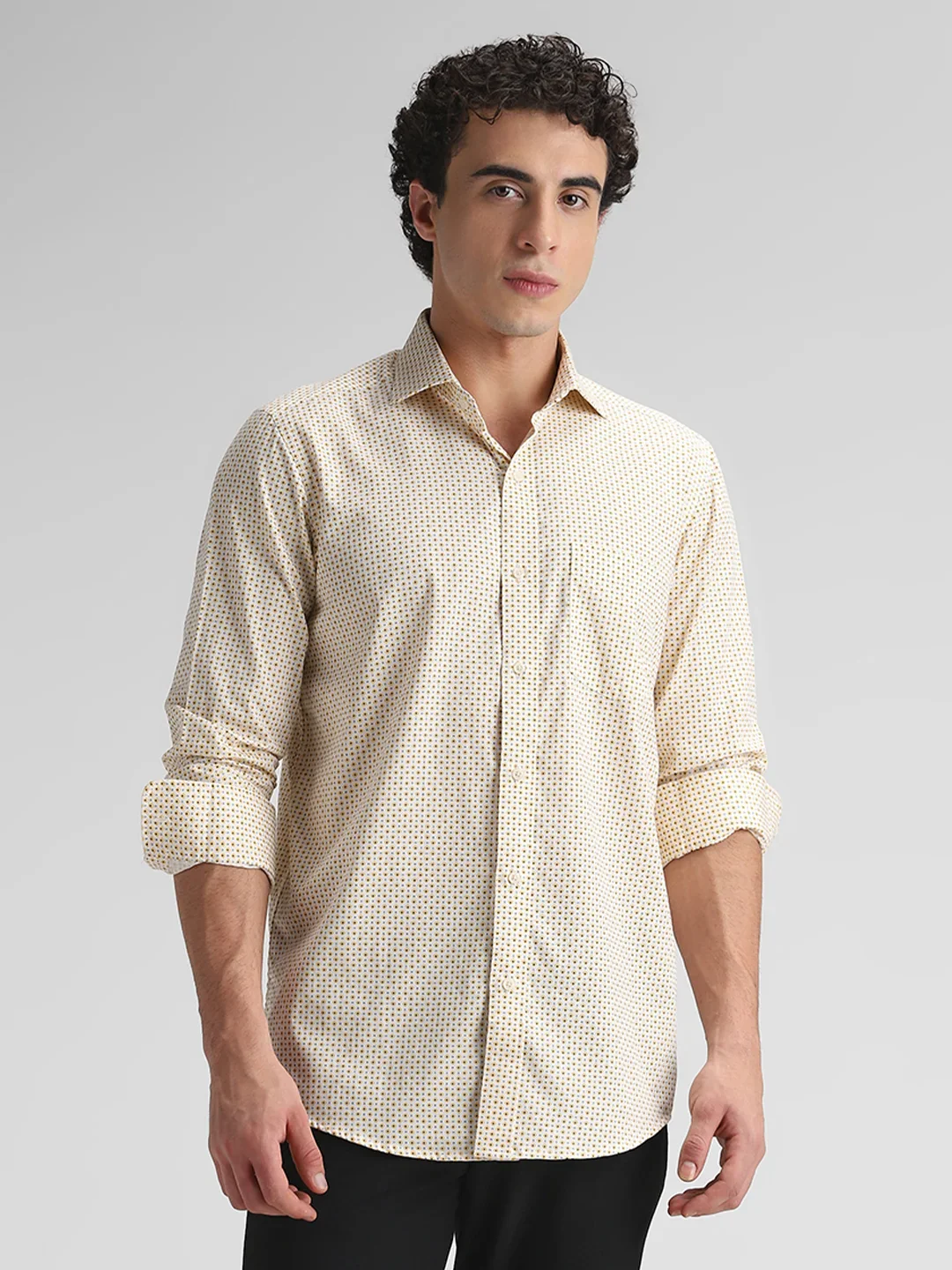 Yellow Printed Shirt - Image 5