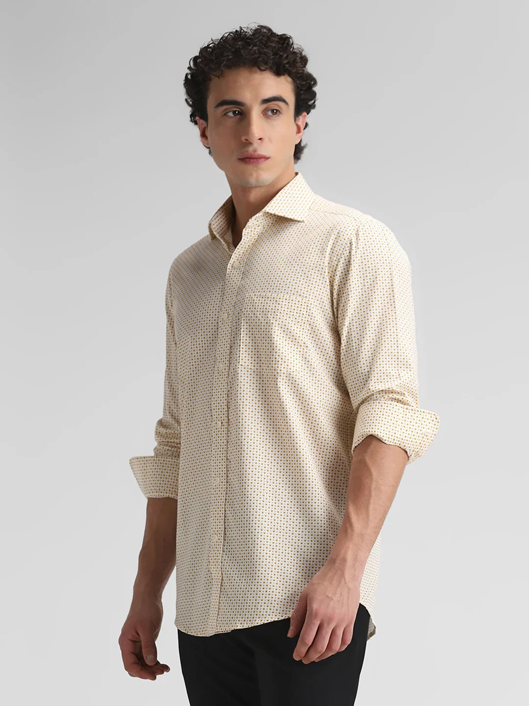 Yellow Printed Shirt - Image 6