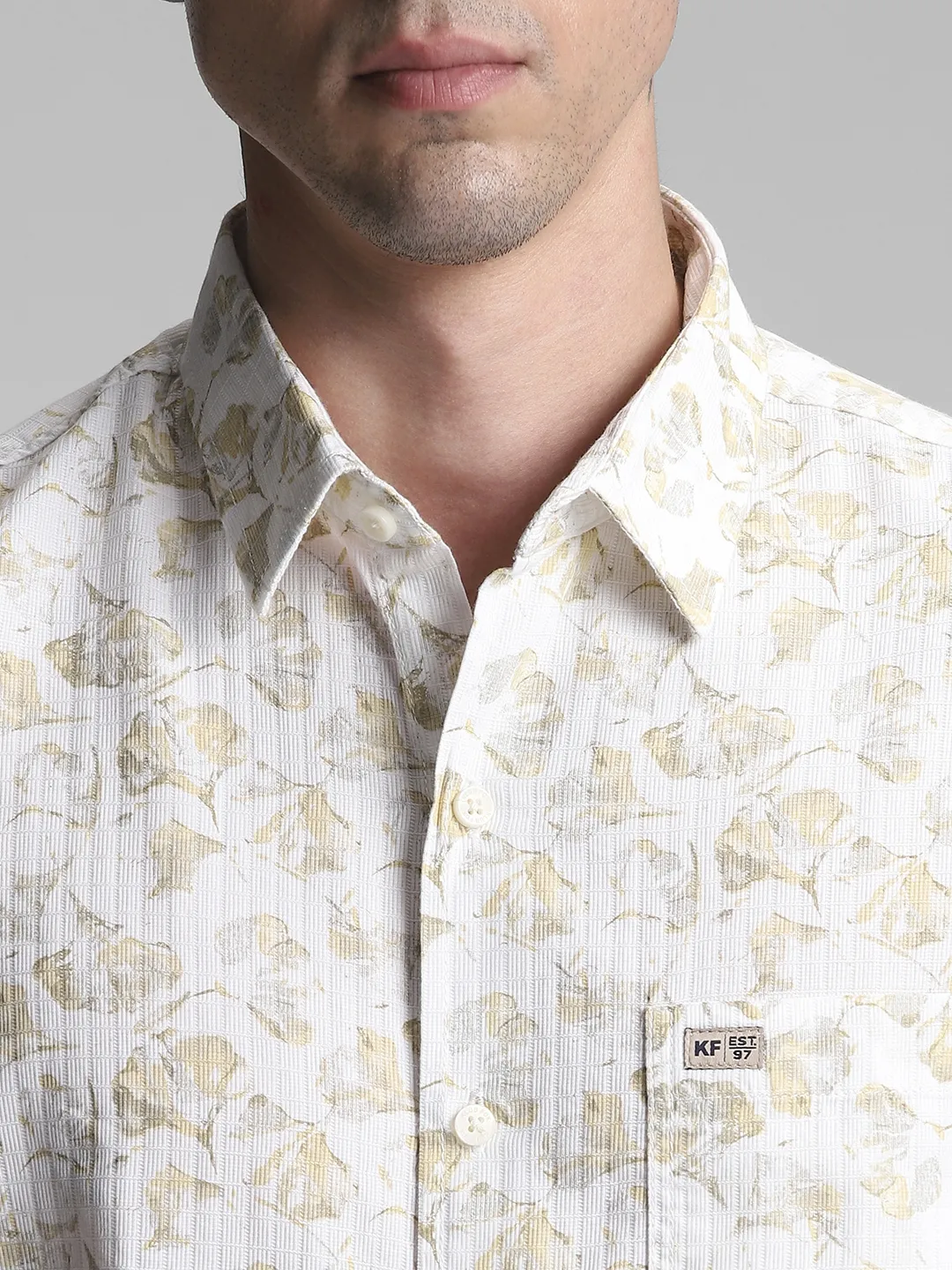 Yellow Printed Shirt - Image 3