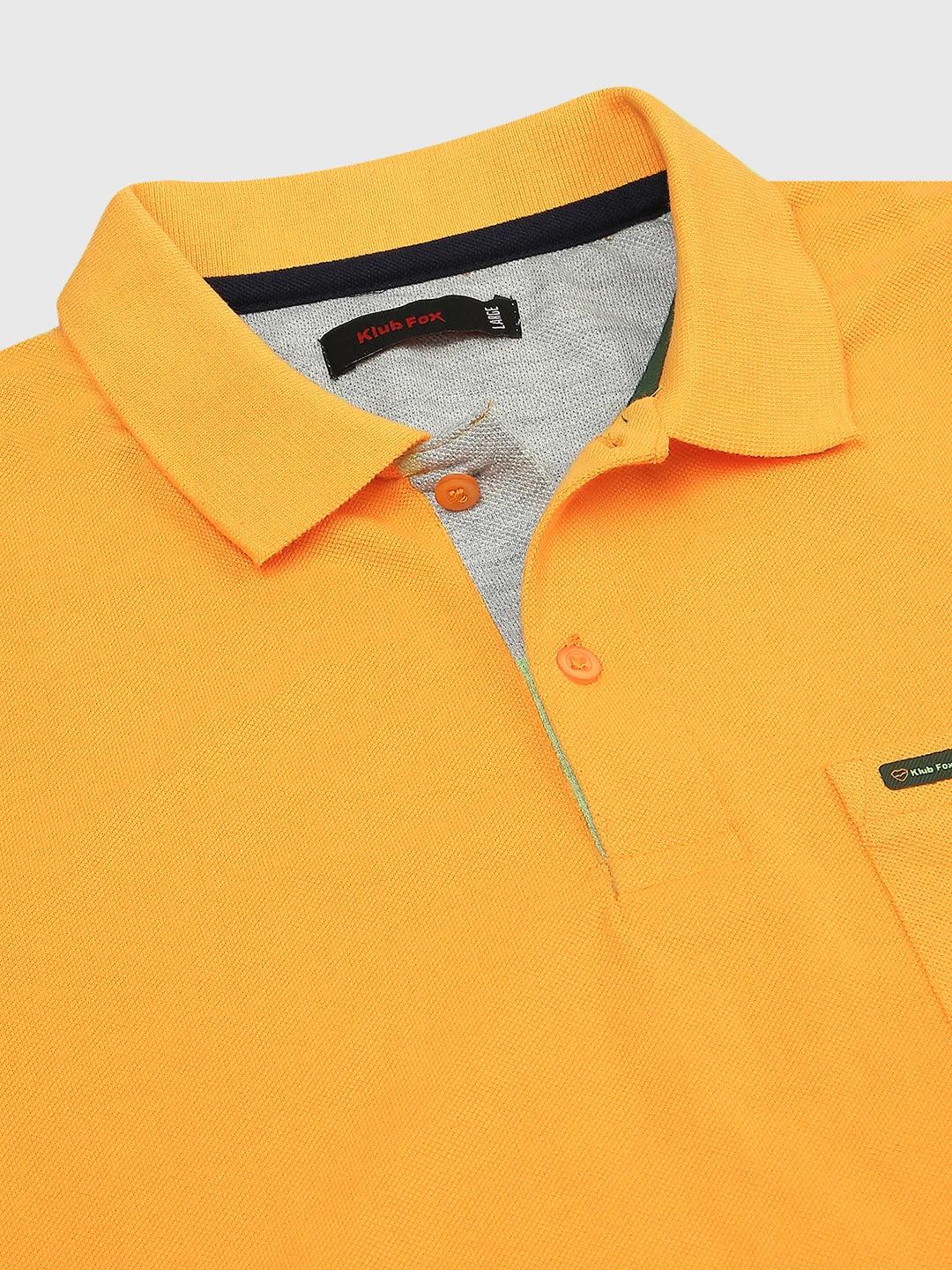 505 Cult Orange Polo T-Shirt - Image 5