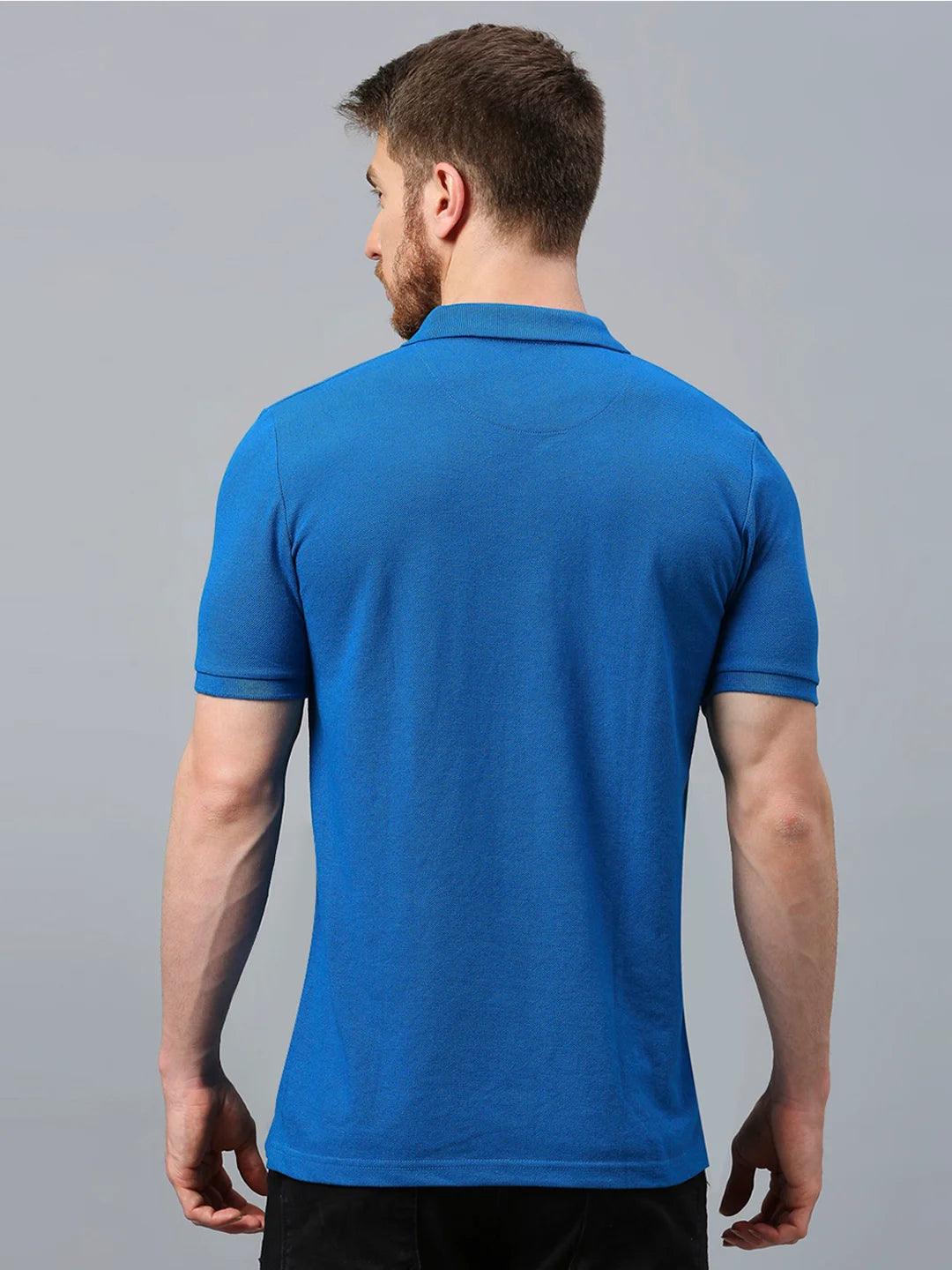 505 Cult Royal Blue Polo T-Shirt - Image 5