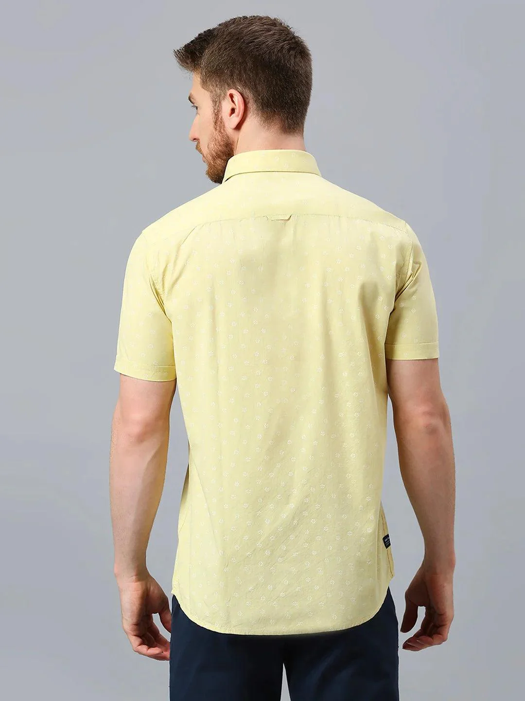 Yellow Printed Shirt - Image 4