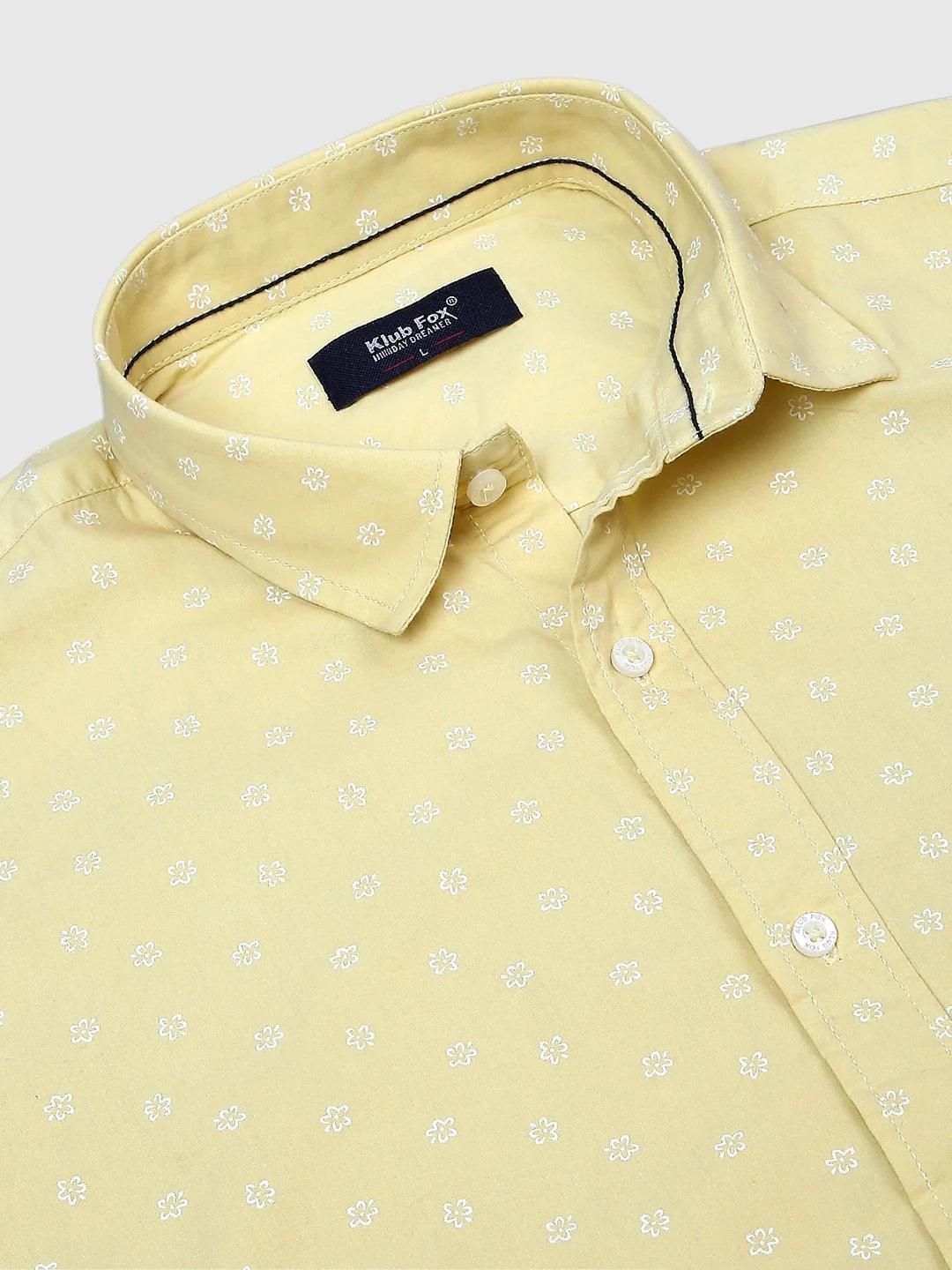 Yellow Printed Shirt - Image 7