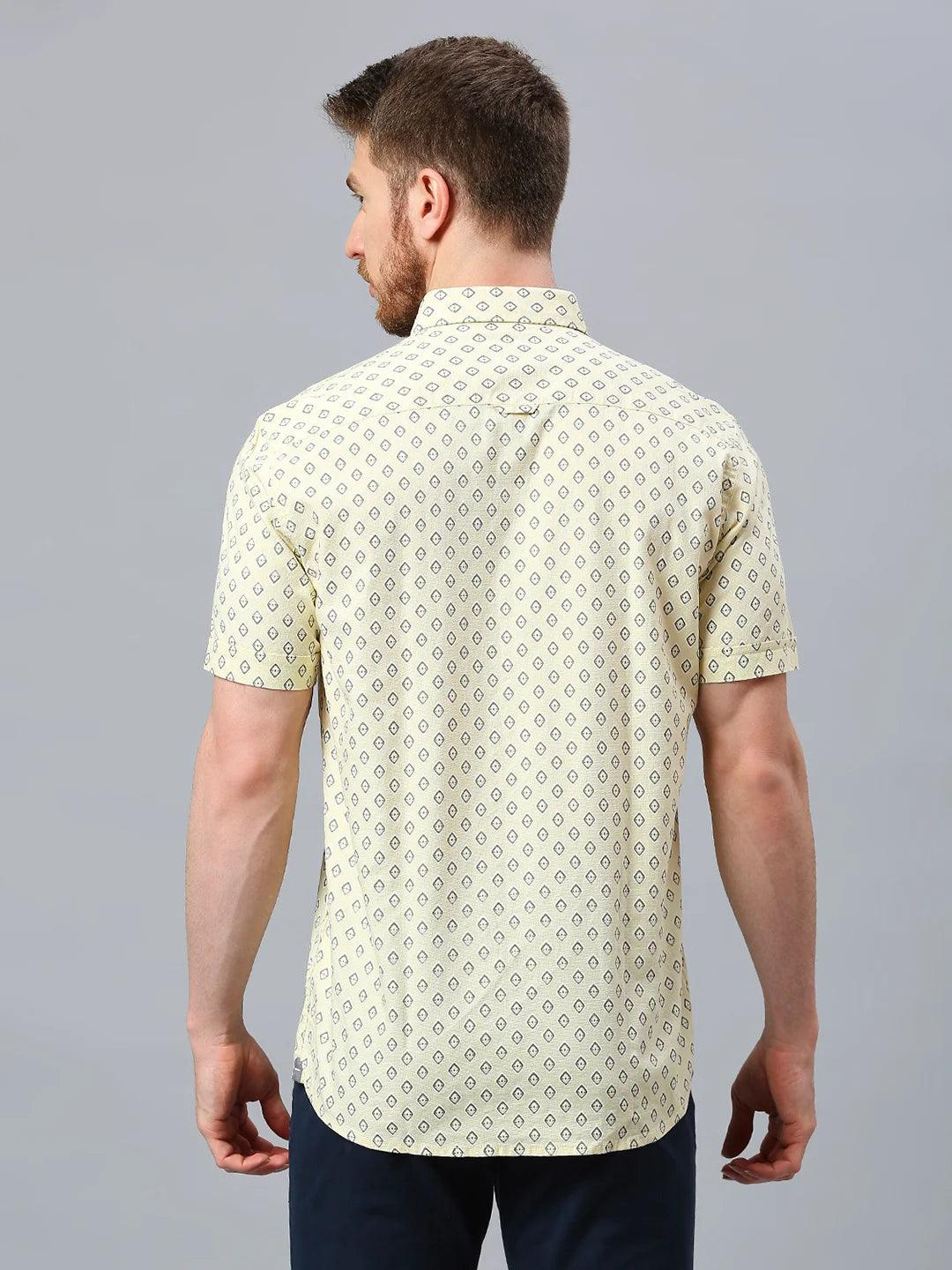 Yellow Printed Shirt - Image 5