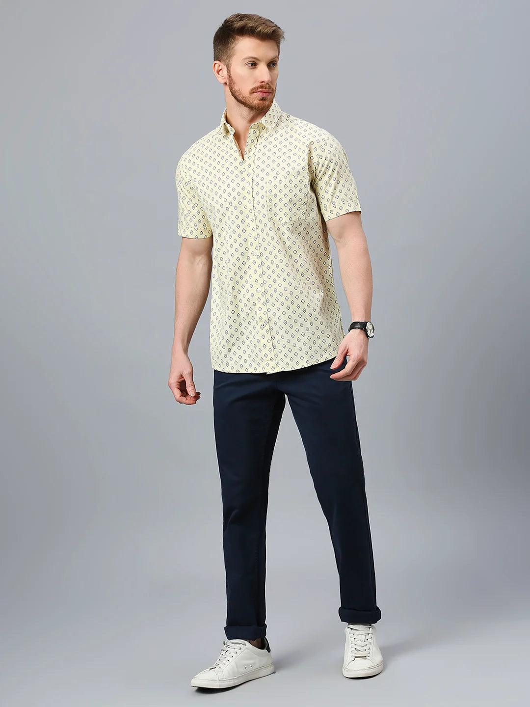Yellow Printed Shirt - Image 7