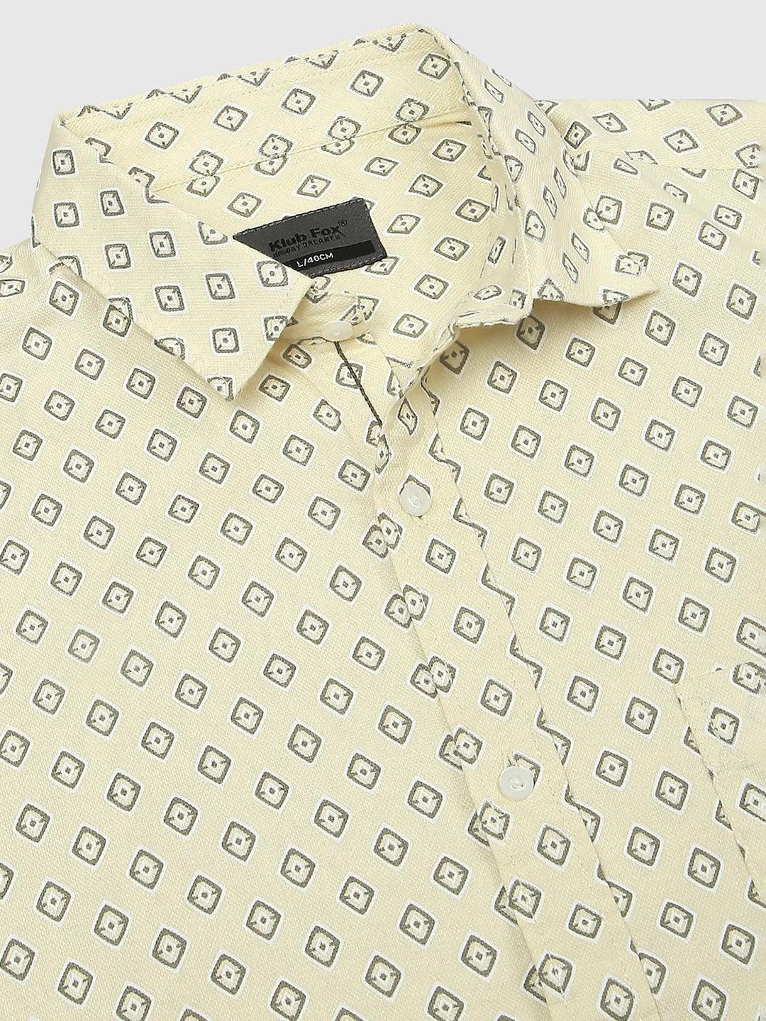 Yellow Printed Shirt - Image 9