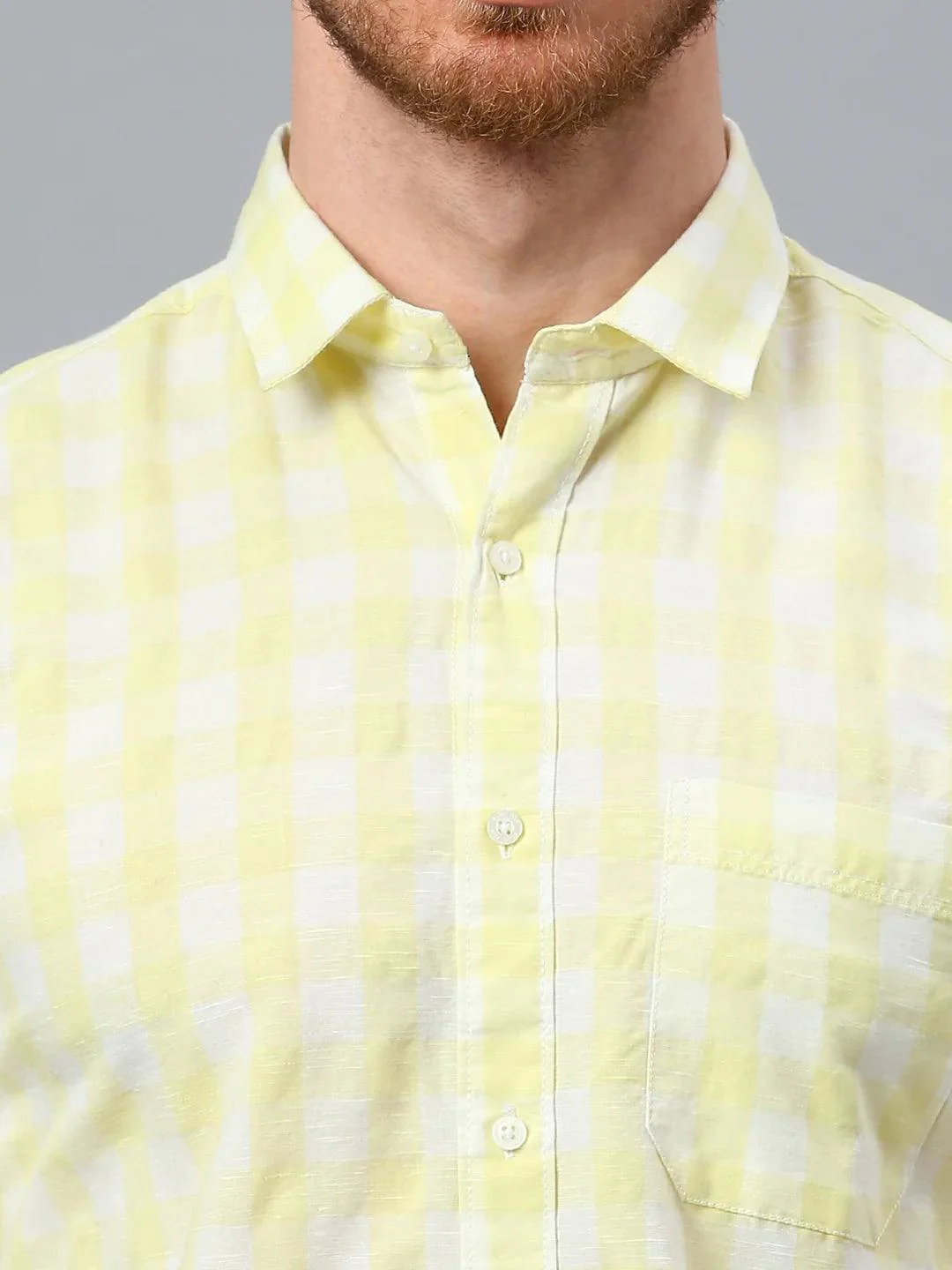 Yellow Checkered Shirt - Image 2