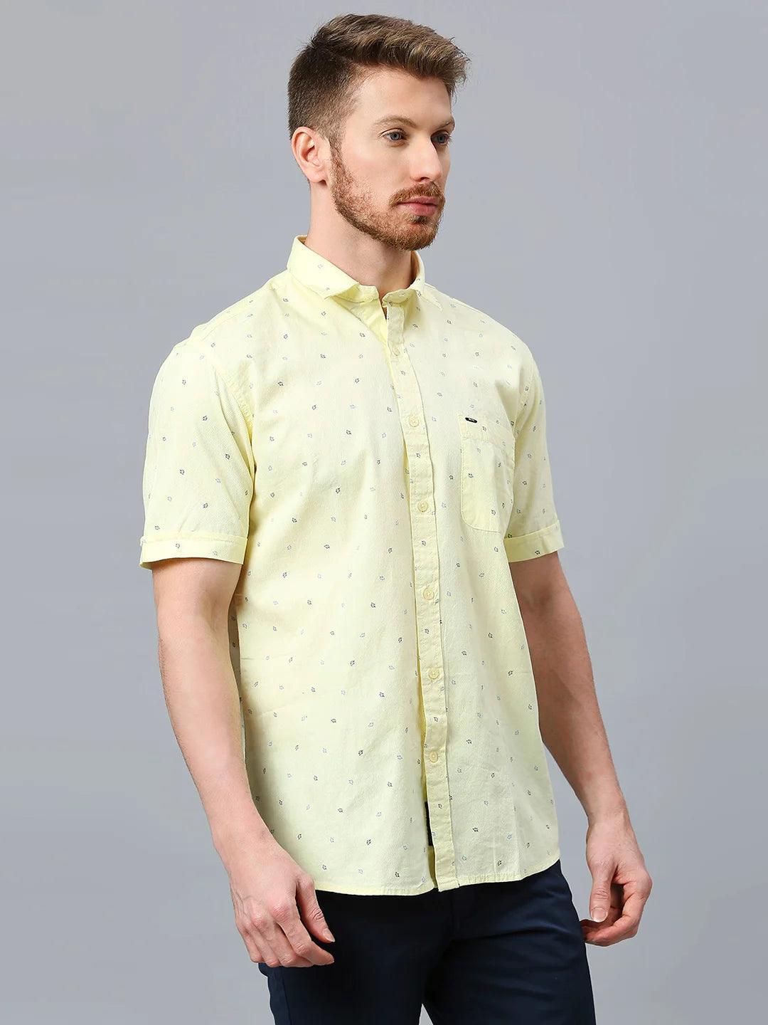 Yellow Printed Shirt - Image 7
