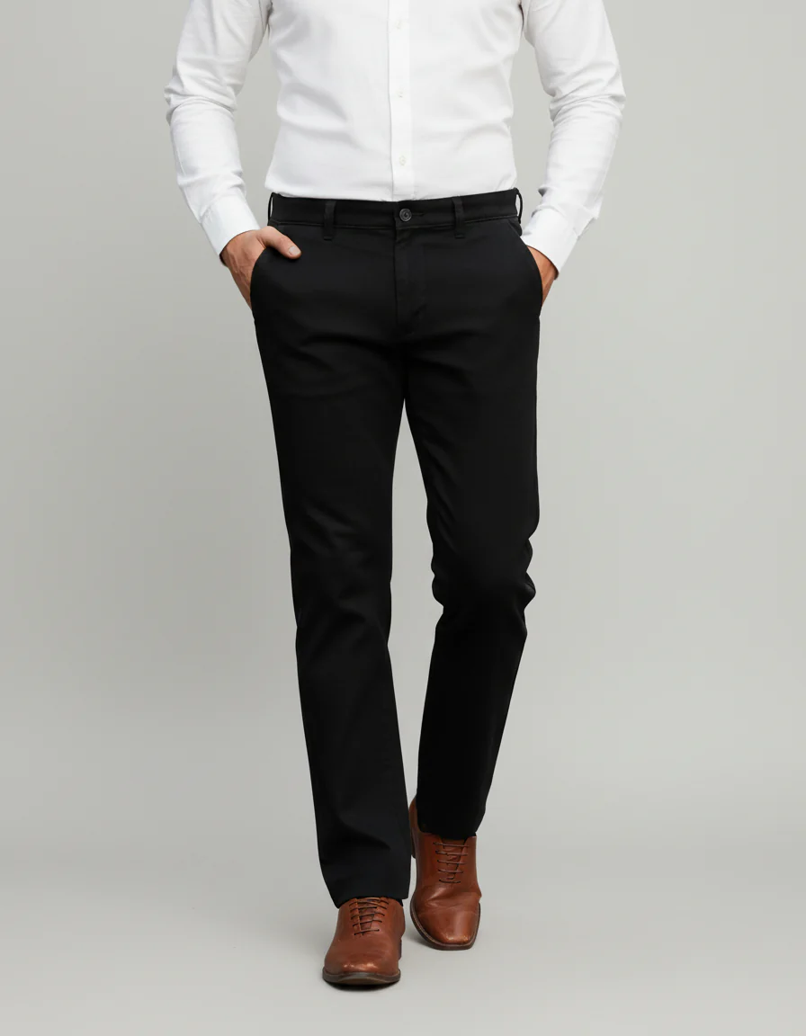 Black / Dark Navy Trouser - Image 5