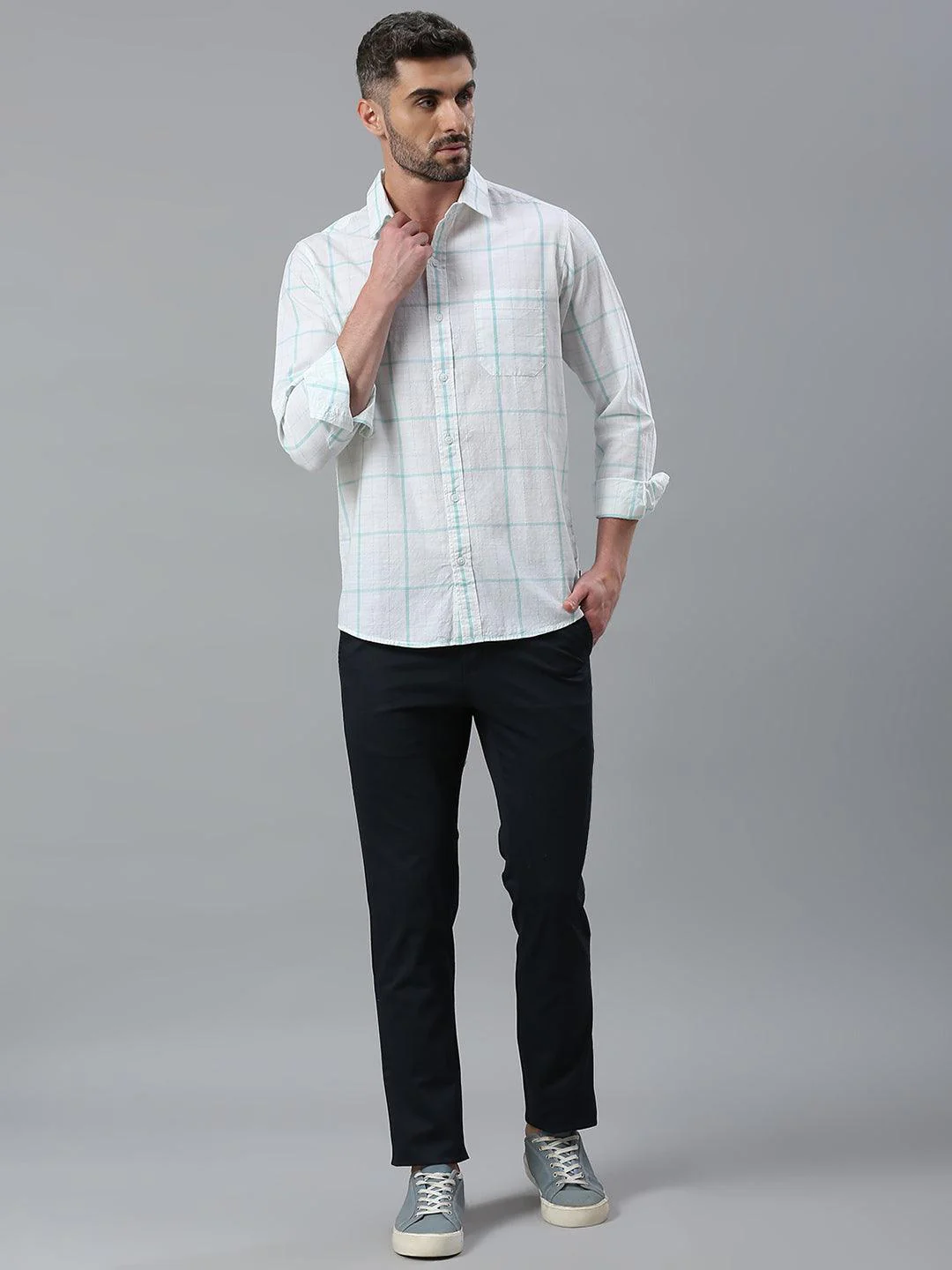 Dark Navy Chino Pants - Image 8