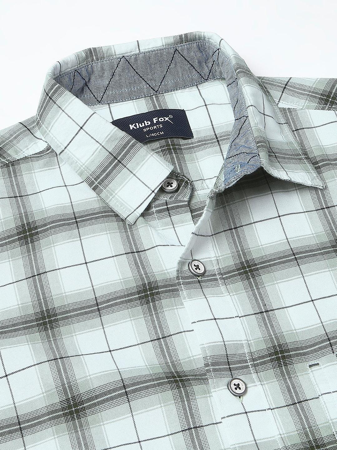 Olive Checkered Shirt - Image 2
