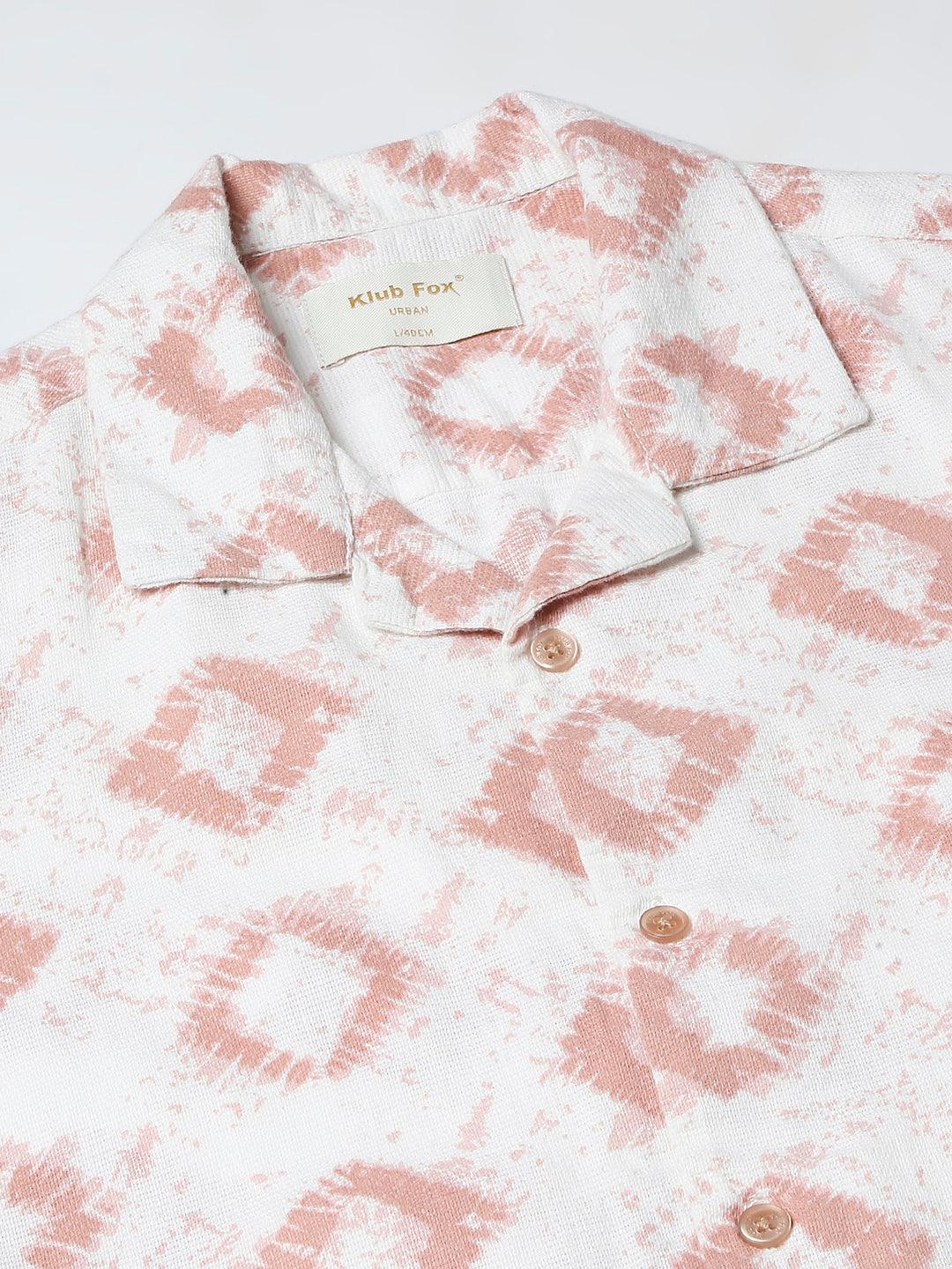 White Red Printed Shirt - Image 2