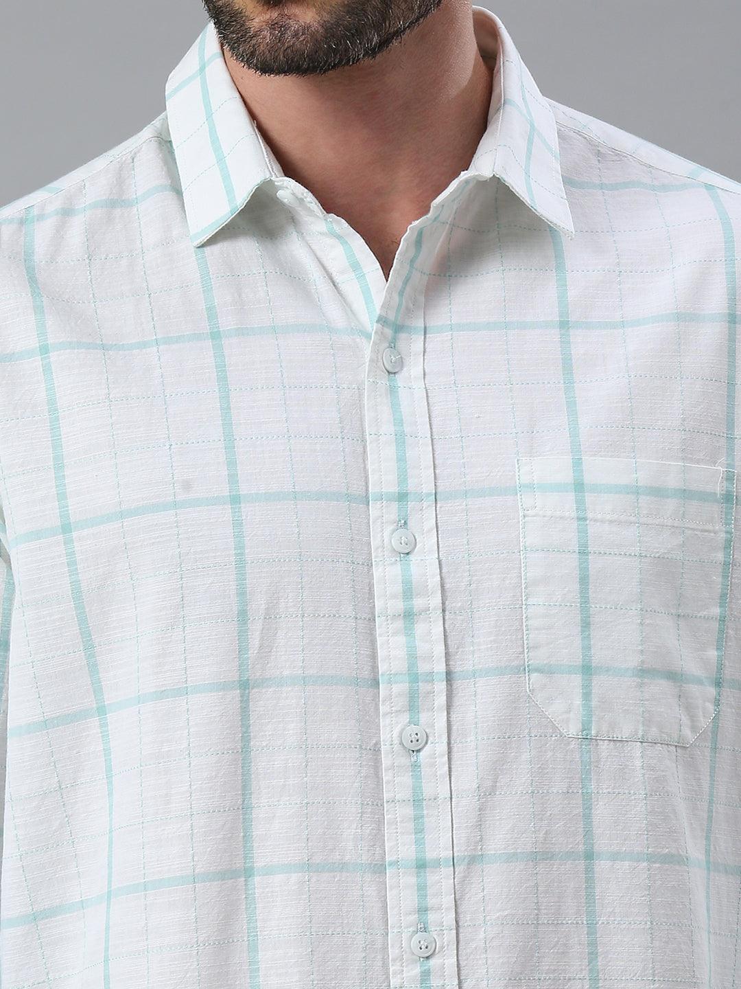 White Checkered Shirt - Image 2